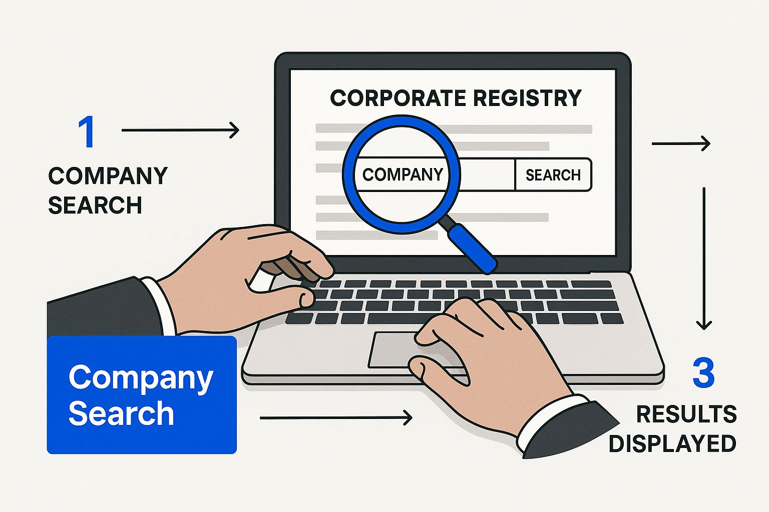 Infographic about bvi company registry