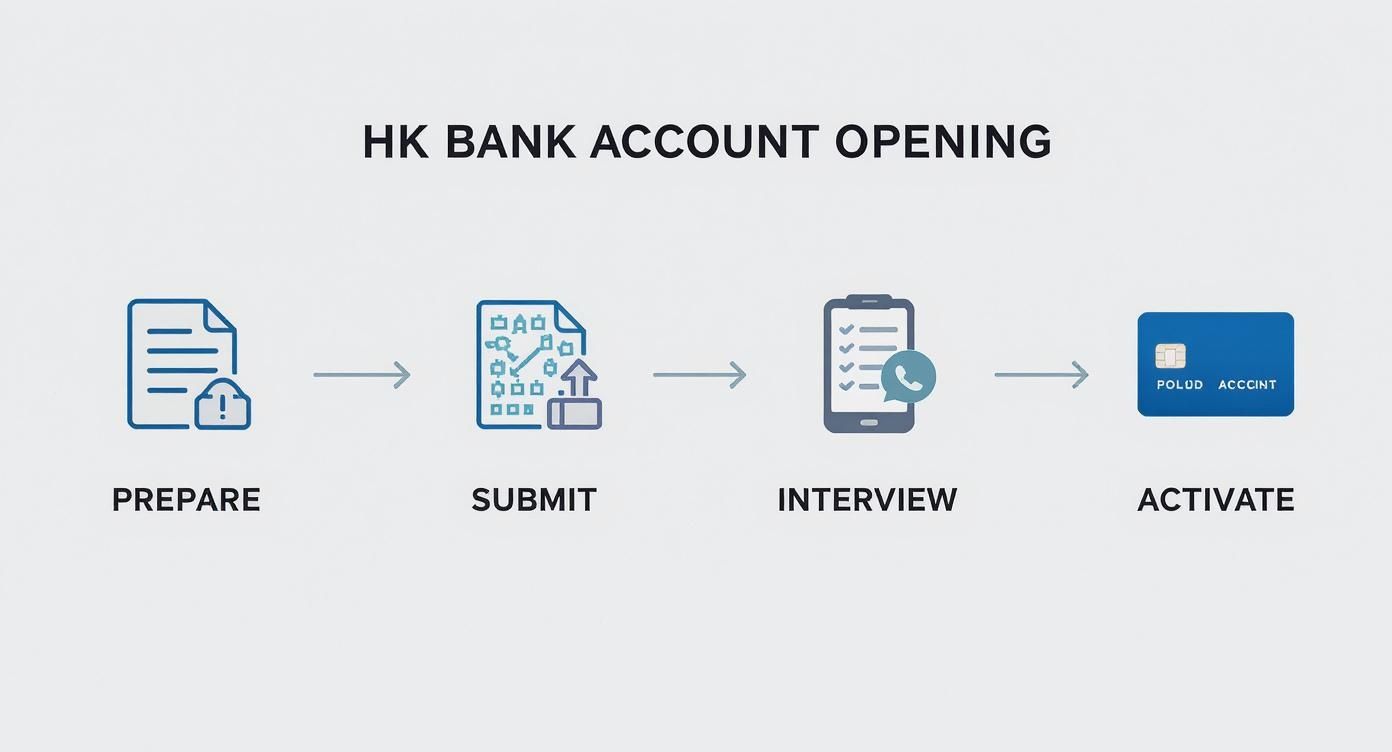 Infographic about bank account hong kong