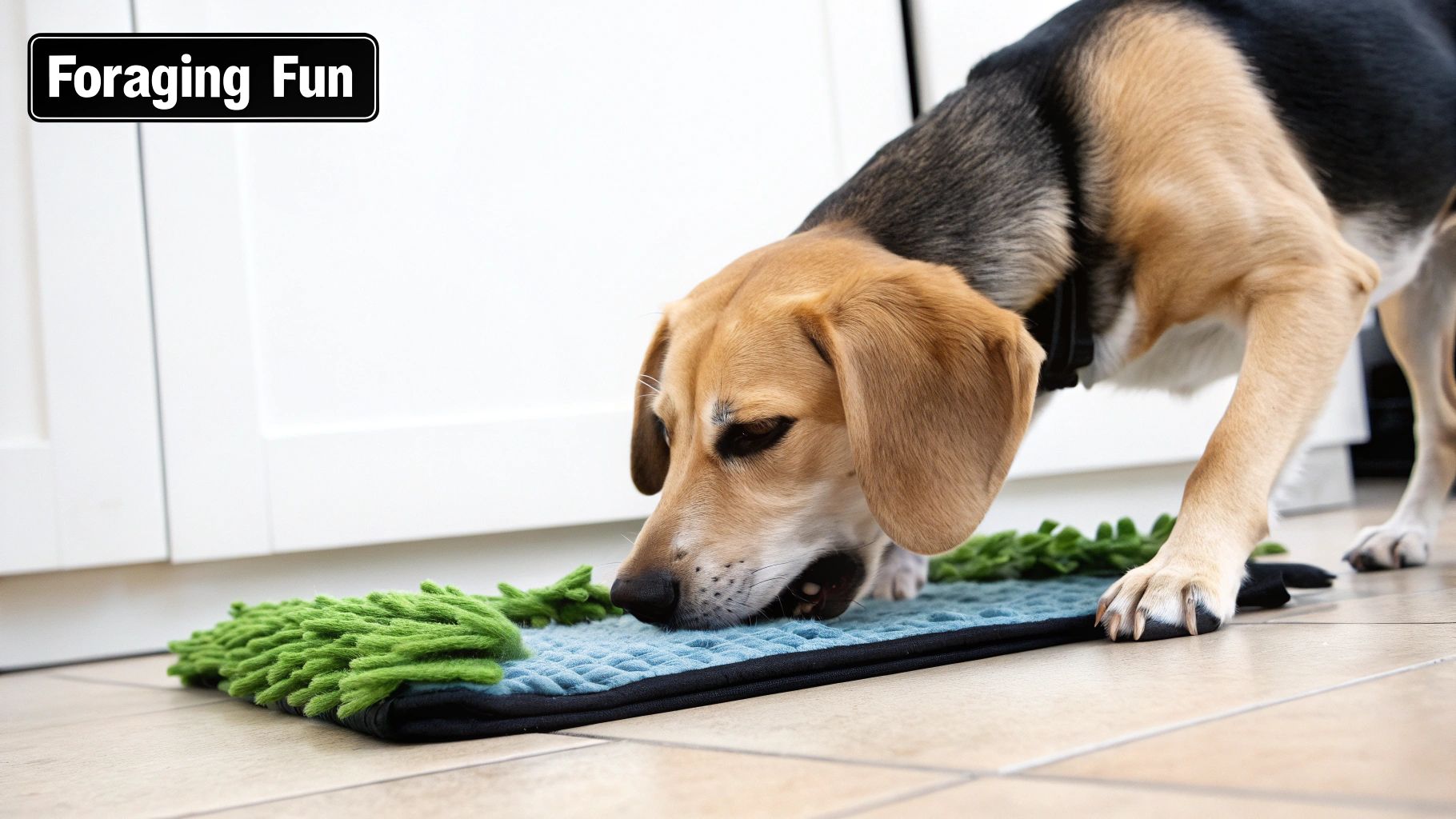 DIY Snuffle Mats and Foraging Games