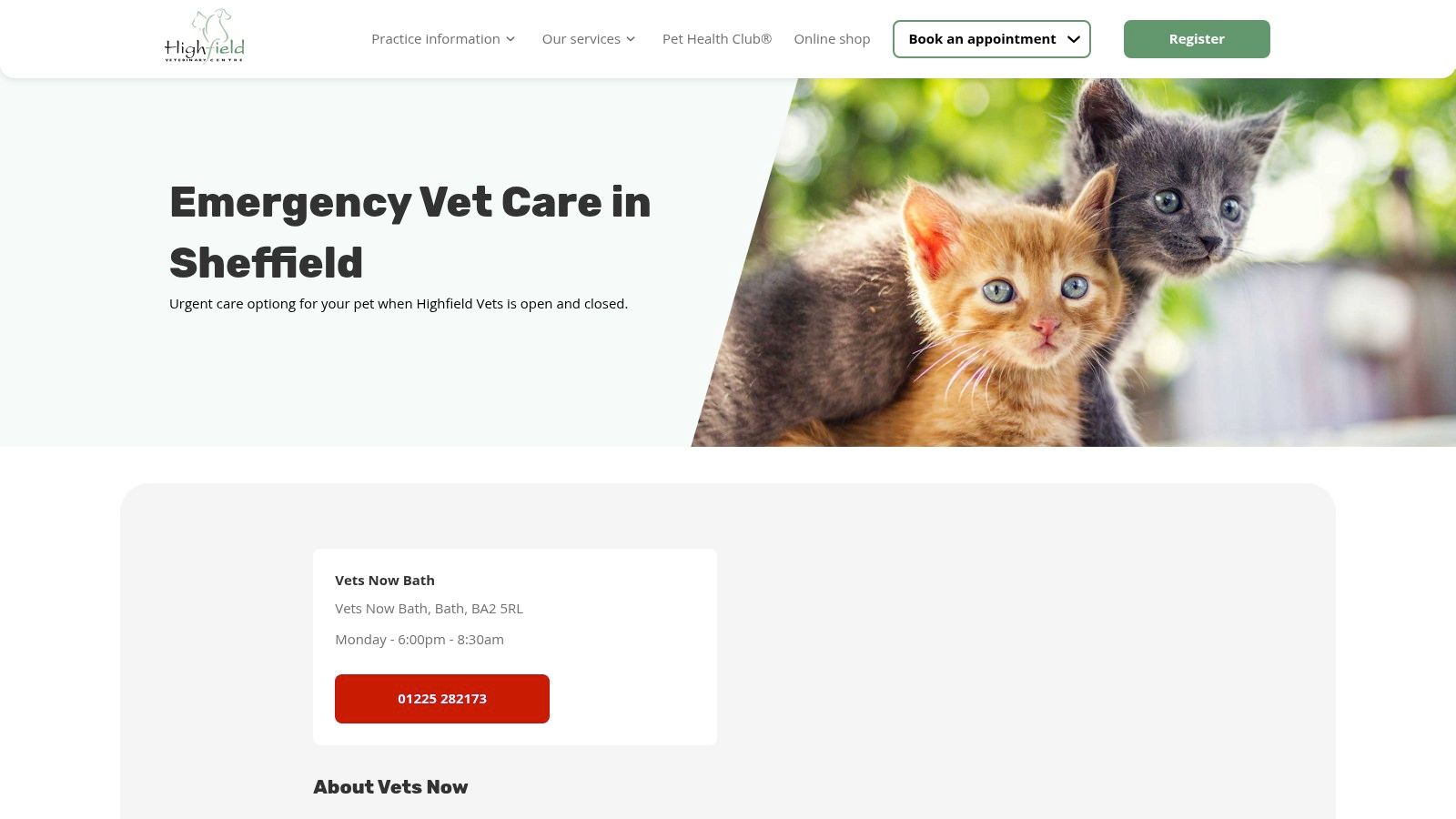Highfield Veterinary Centre (Sheffield)