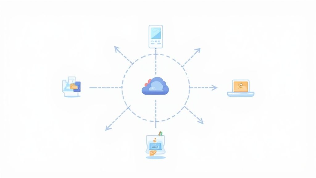 A screenshot of the Salesforce Service Cloud interface showing a unified agent workspace.