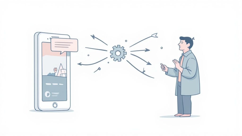 Screenshot from https://www.salesforce.com/products/service-cloud/features/chatbots/