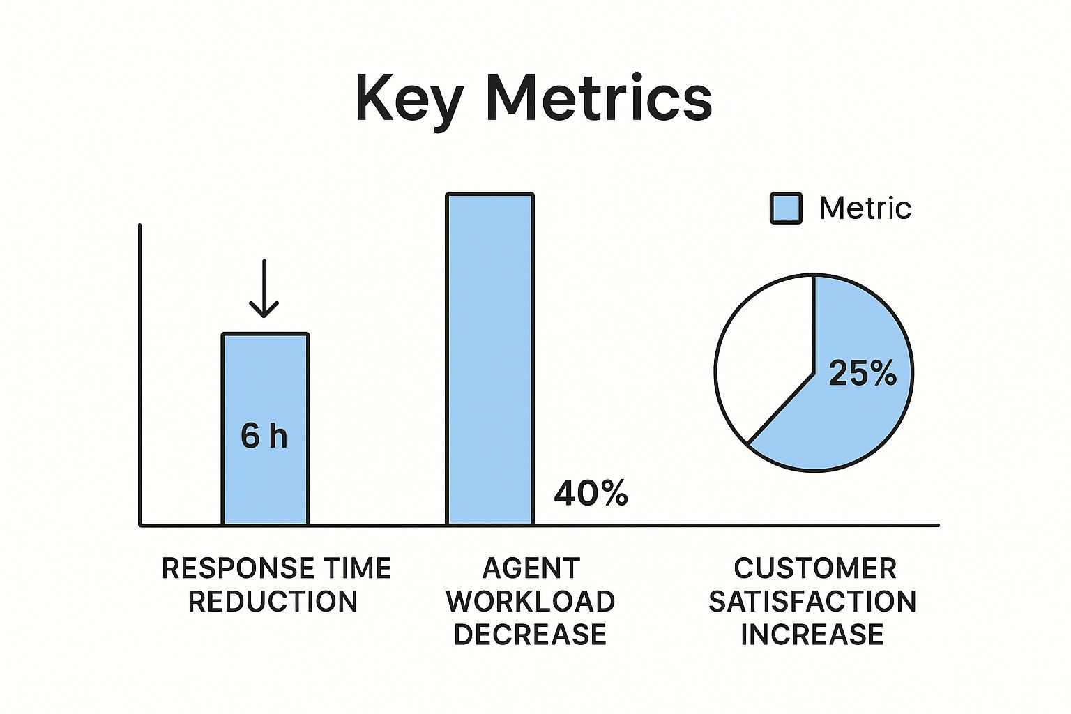 Infographic about automate customer support