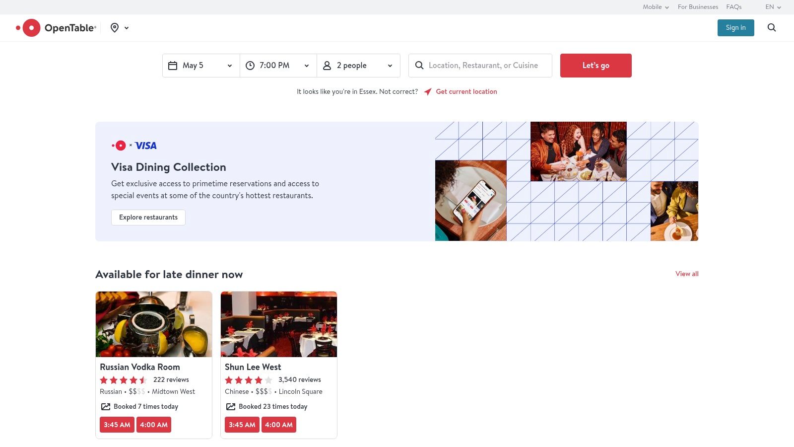 OpenTable