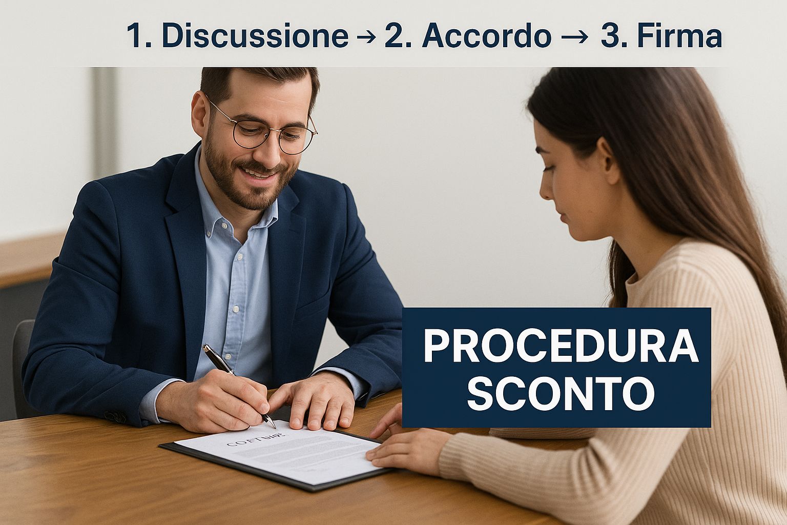 Sconto in fattura per ristrutturazione: la guida pratica Infografica sulla procedura dello sconto in fattura ristrutturazione