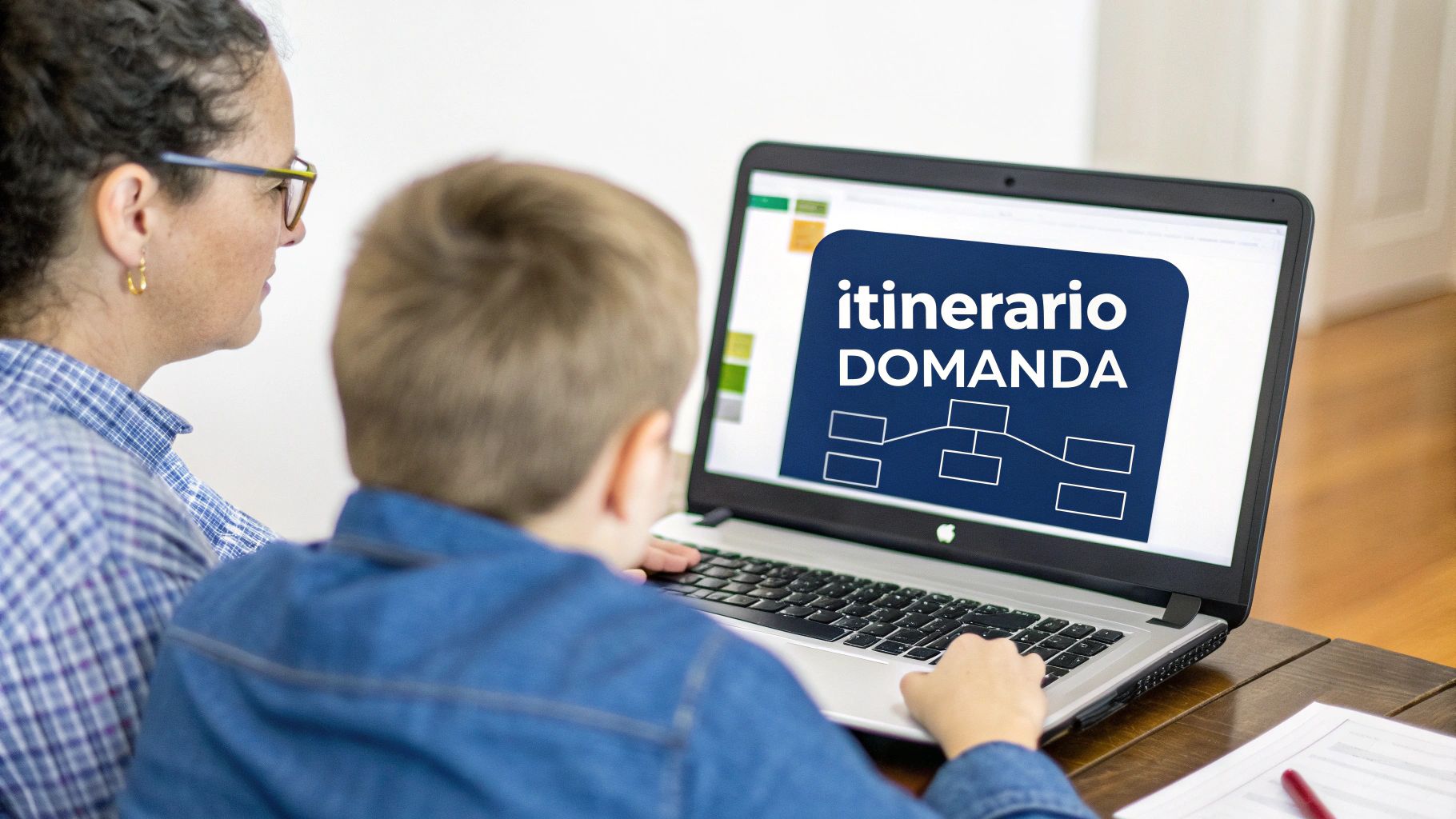 Bonus asilo nido: quando arrivano i soldi? Scopri i tempi INPS Una donna controlla lo stato della sua domanda per il bonus nido sul suo computer portatile.