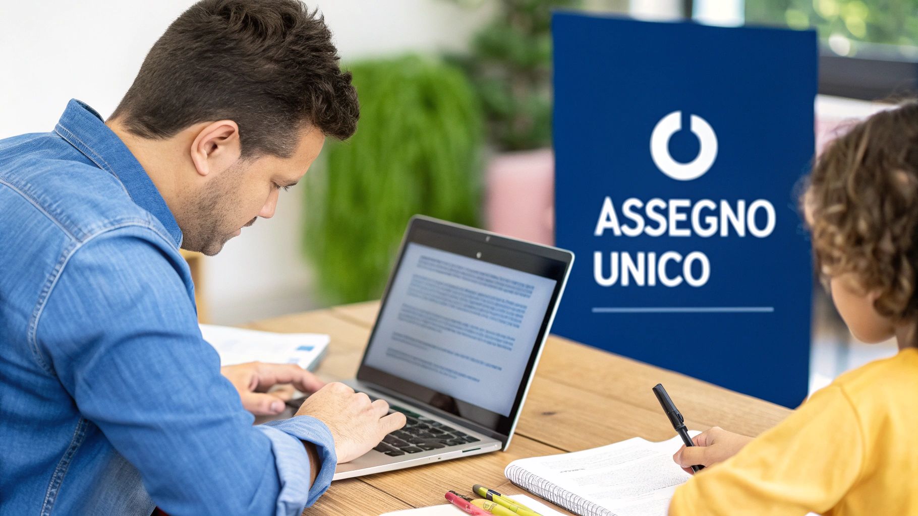 Agevolazioni per famiglie numerose: la guida completa Una famiglia felice gioca con i propri figli in un campo