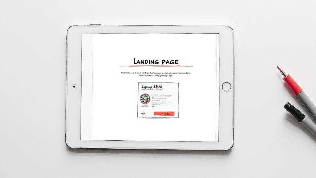 A person conducting a customer interview in a casual setting, taking notes while another person speaks.