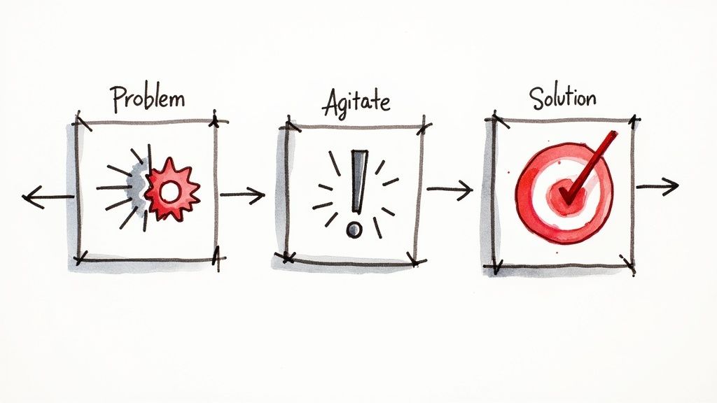 The Problem-Agitation-Solution (PAS) Follow-Up