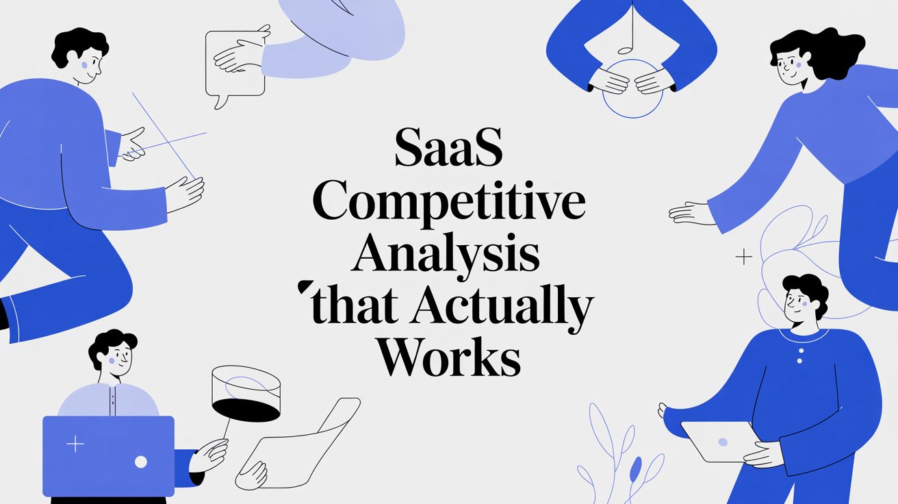 A Clear Guide to SaaS Competitive Analysis That Actually Works