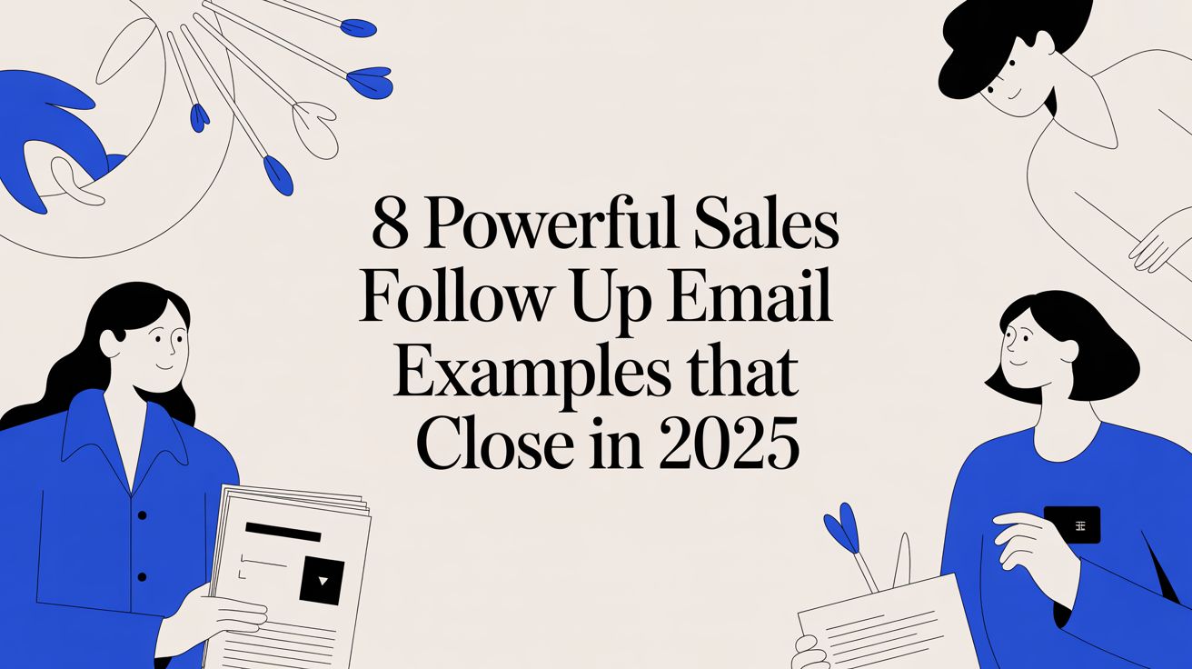 8 Powerful Sales Follow Up Email Examples That Close in 2025