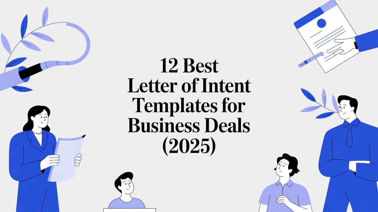 12 Best Letter of Intent Templates for Business Deals (2025)