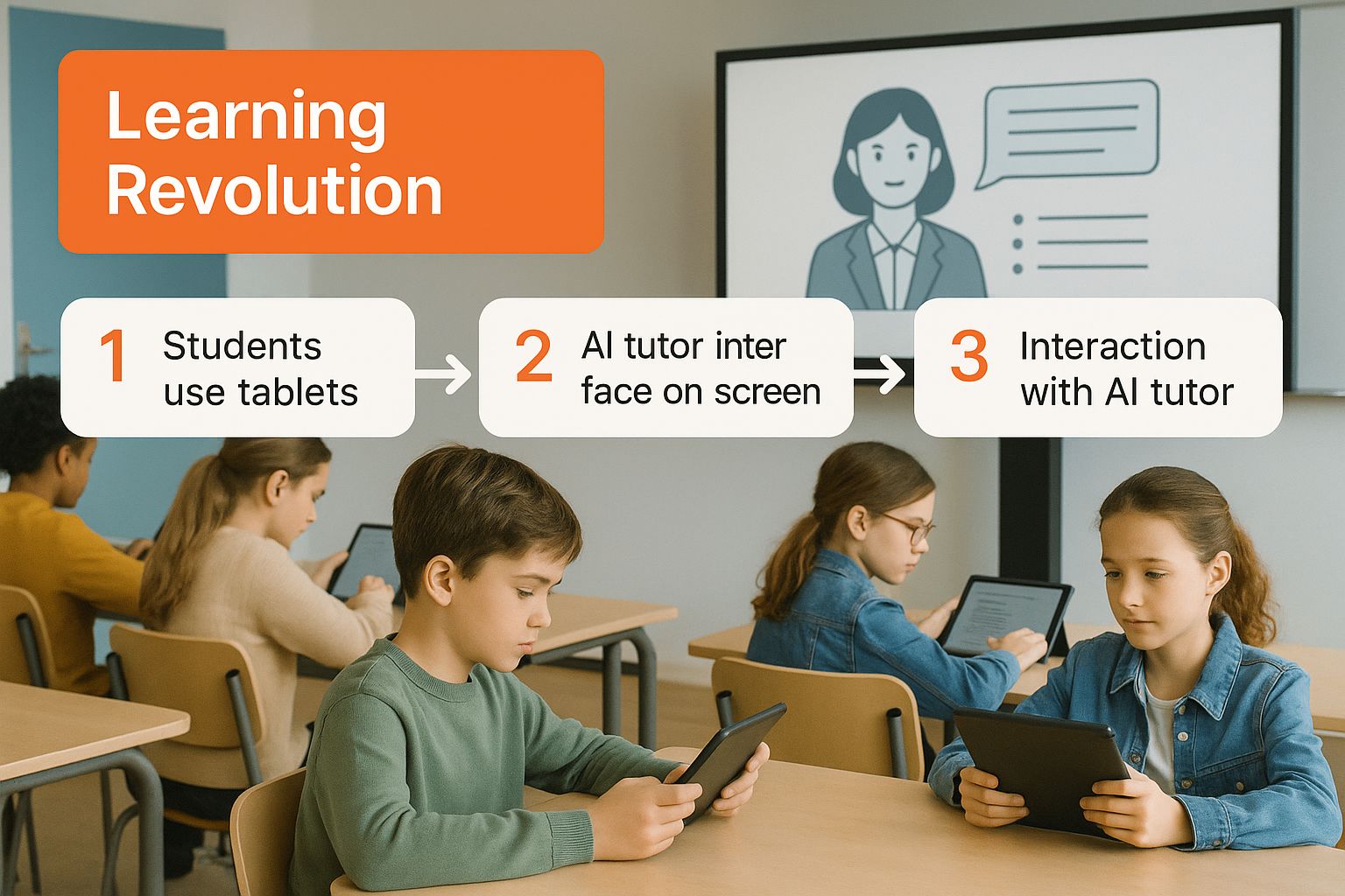 Infographic about ai's future impact on education