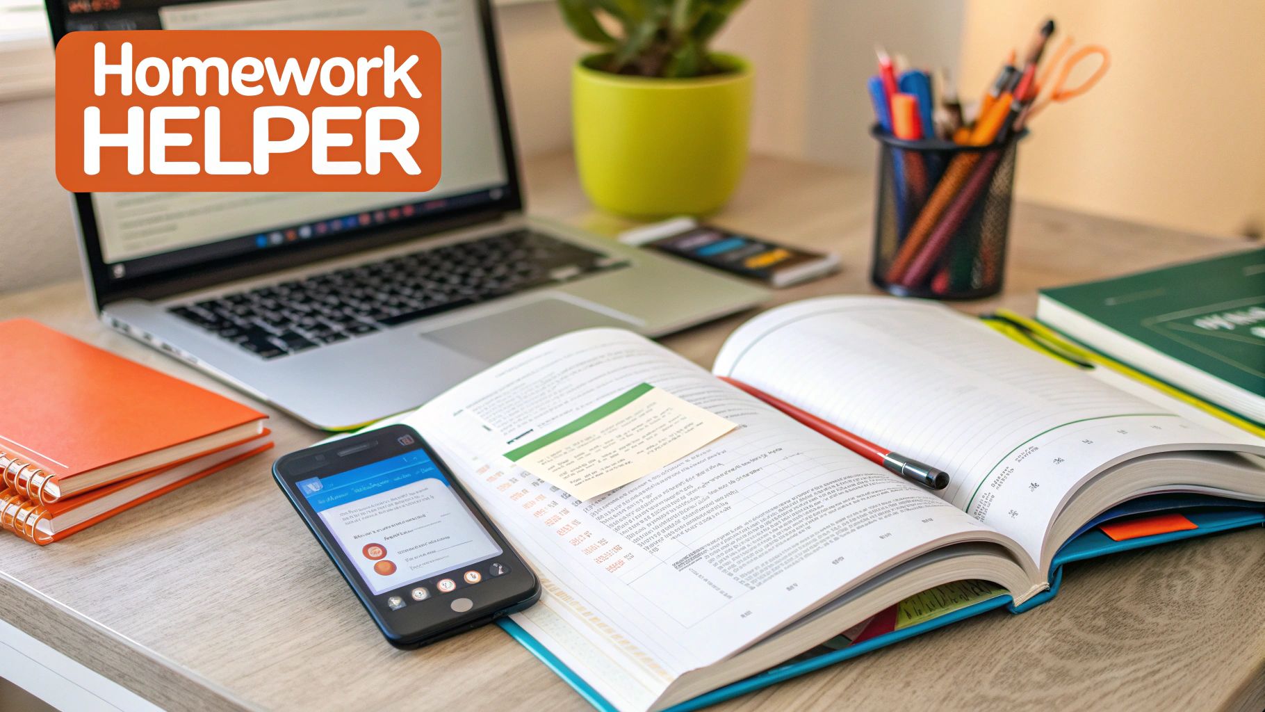 A Nigerian student uses a tablet with an AI homework helper app, showcasing AI for Nigerian Students.