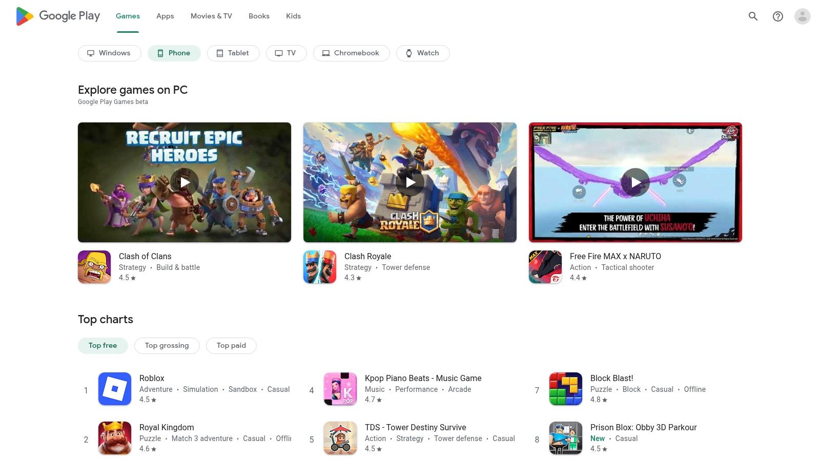Google Play Store – Official Android AI chat apps
