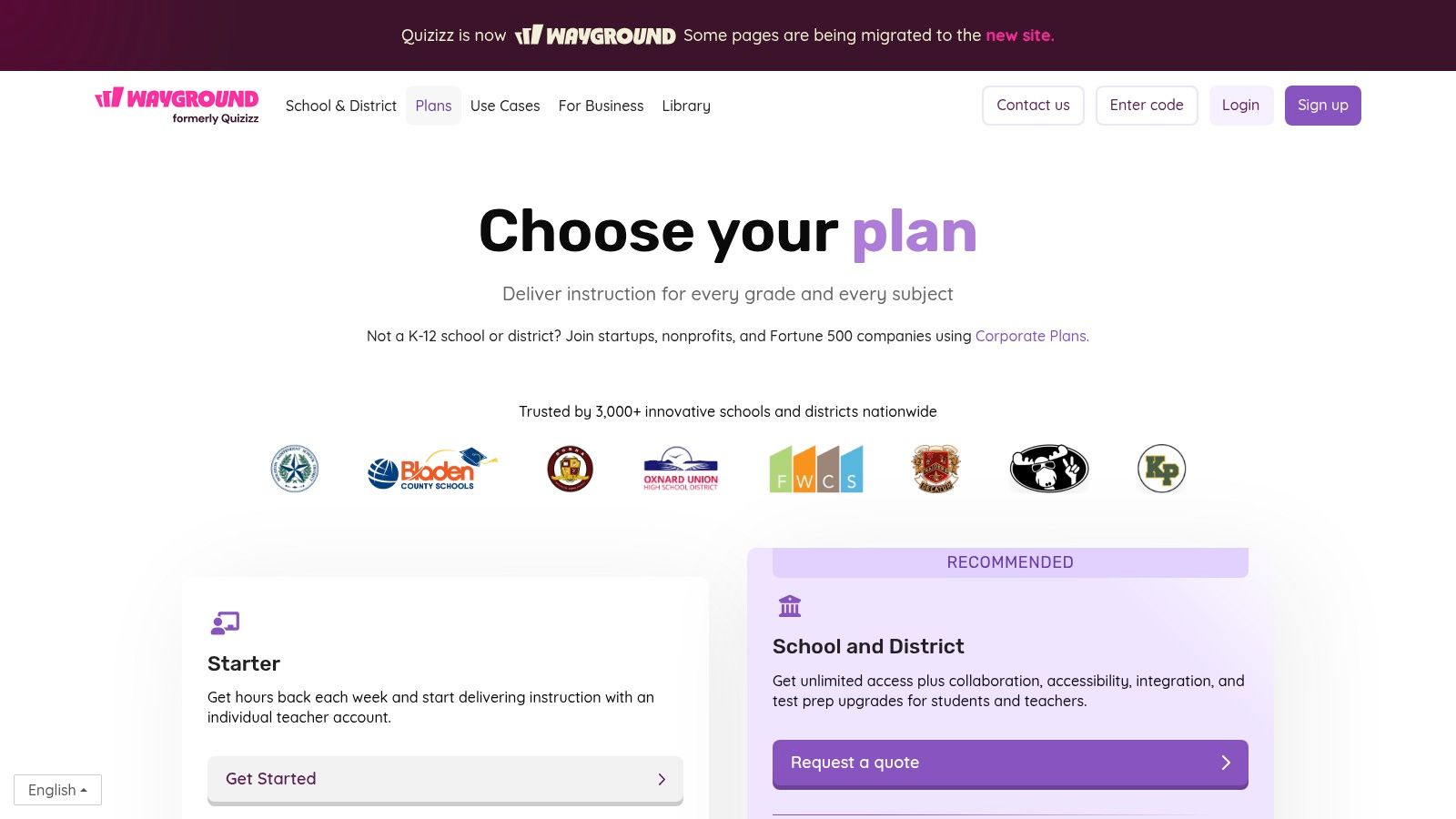 A screenshot of the Quizizz interface, showing an AI-generated quiz question with multiple-choice answers, ready for classroom use.