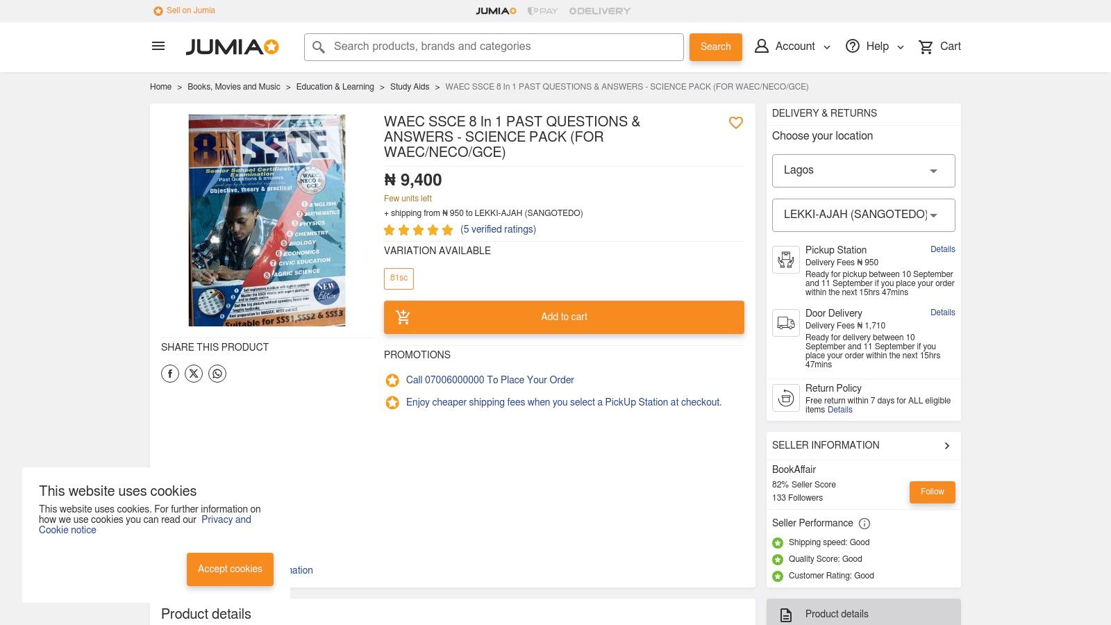 Major Nigerian Marketplaces – Jumia & Konga (Physical Books)