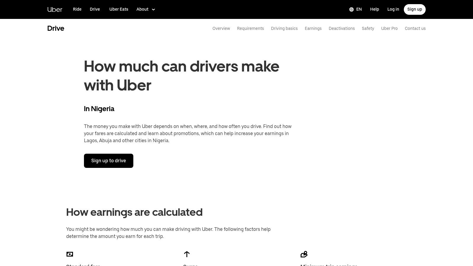 A driver using the Uber app on their phone, mounted on the car dashboard, highlighting the in-app earnings tracker.