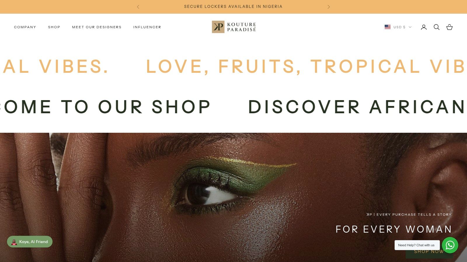 Kouture Paradisé – Curated Nigerian Designer Platform
