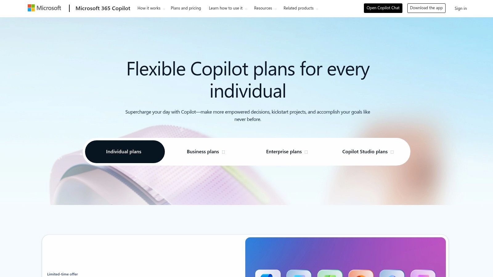 A comparison of Microsoft Copilot Pro and free Copilot subscription plans