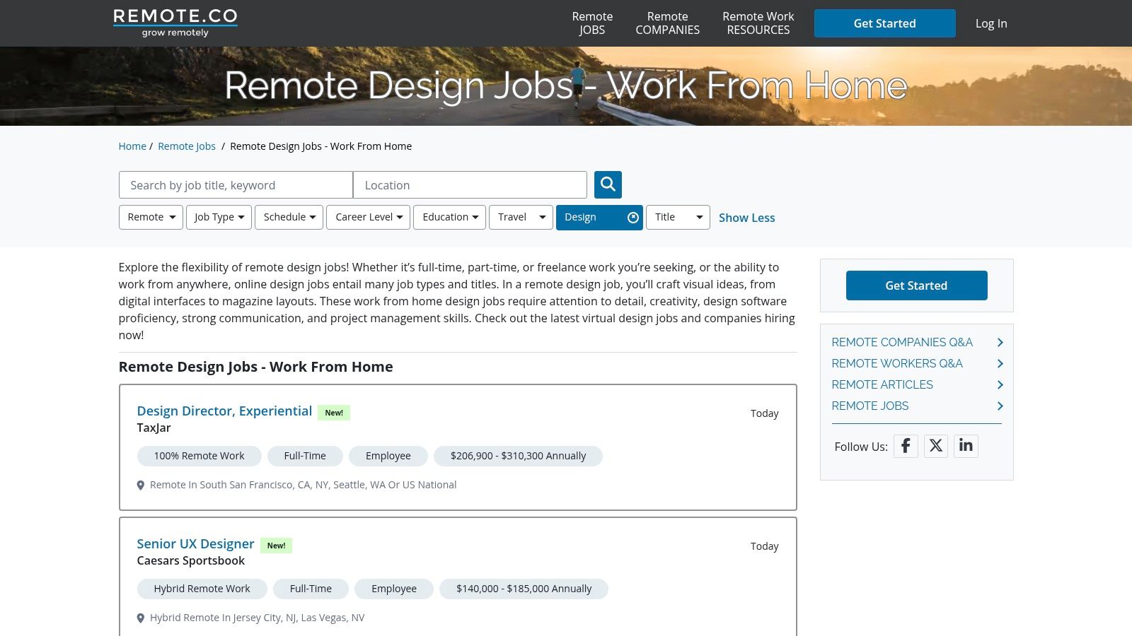Remote.co (Design/Graphic Design)