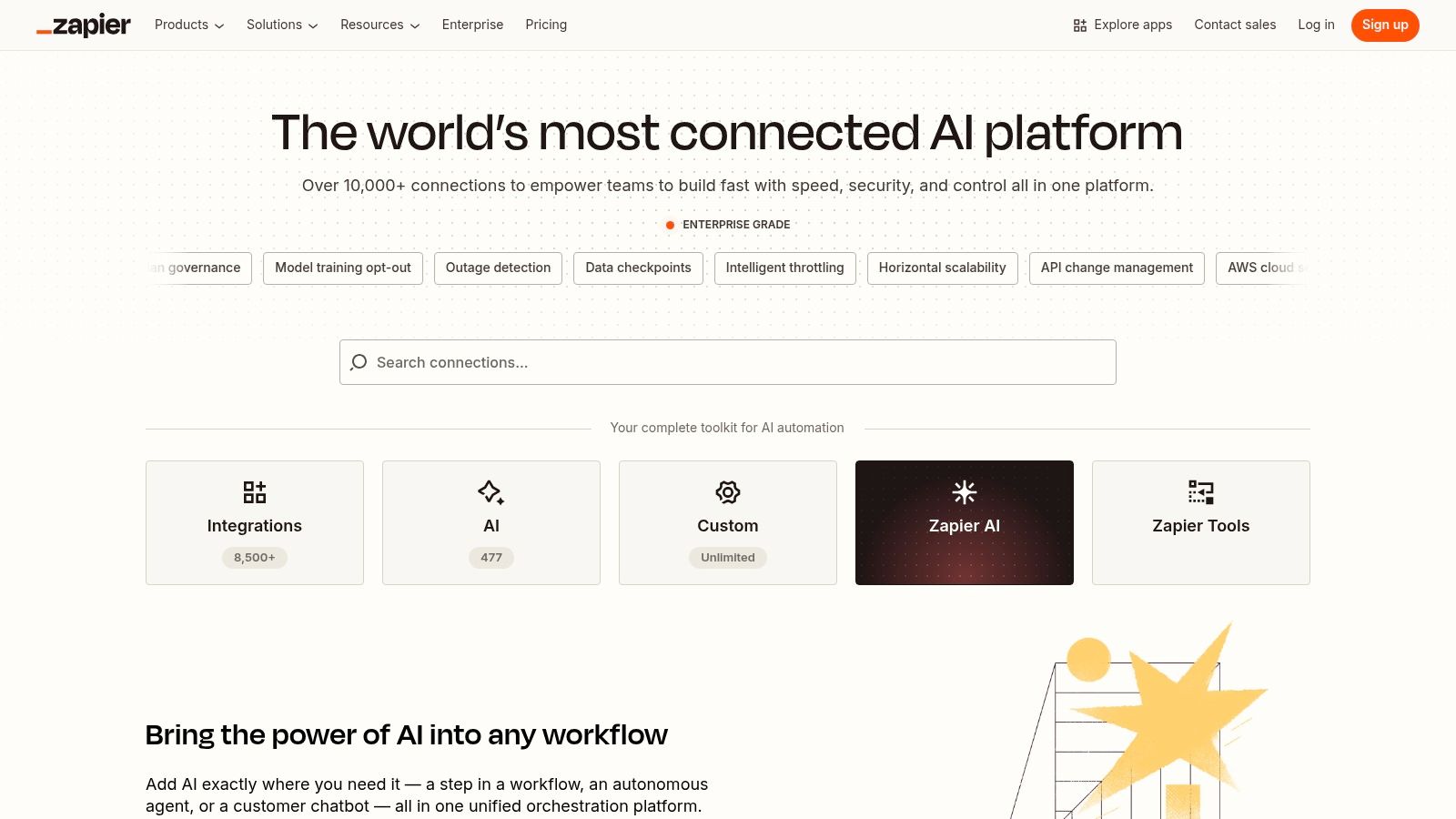 Zapier – AI Tools and Agents directory