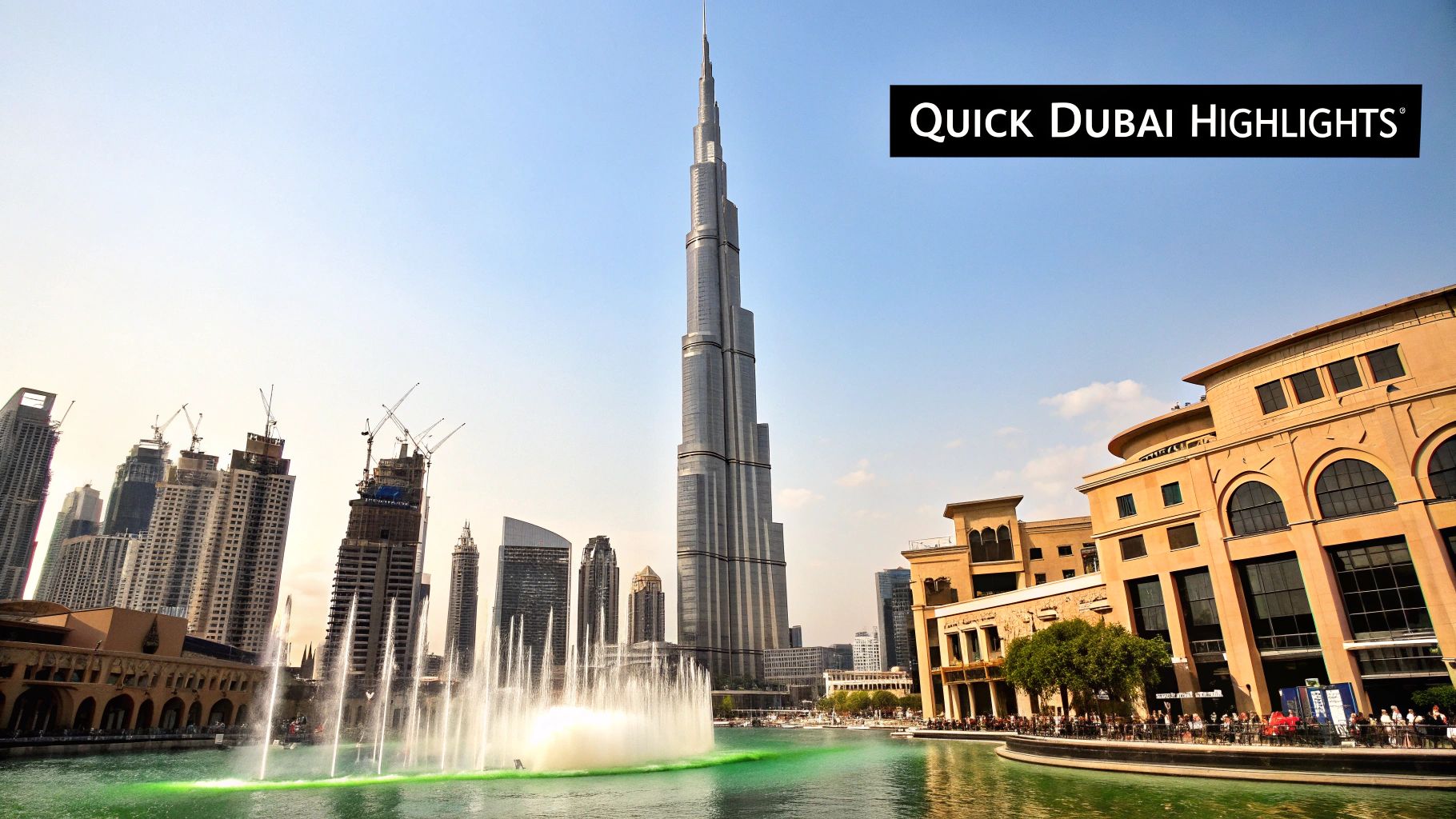 Maximize Your Layover in Dubai: Top Tips & Attractions 4 Explore Dubai Mall and Burj Khalifa on Short Layovers