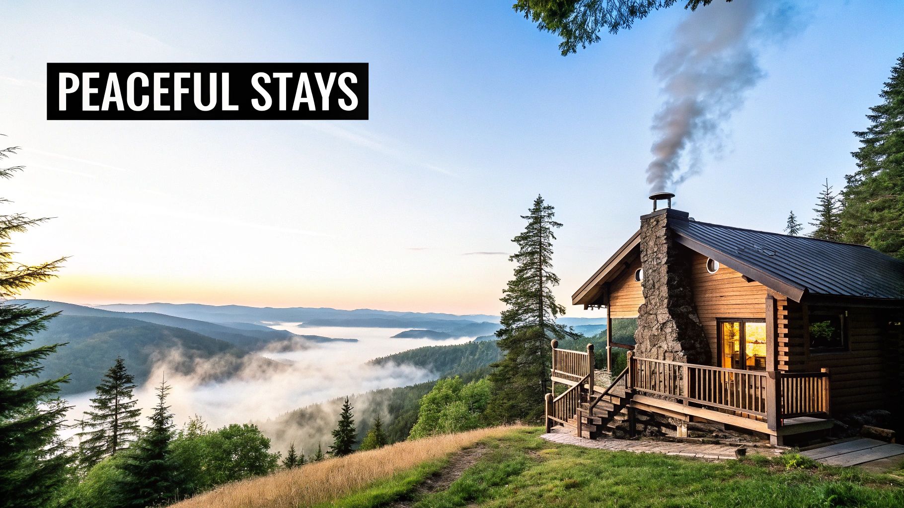 Introverted solo traveler enjoying a peaceful moment