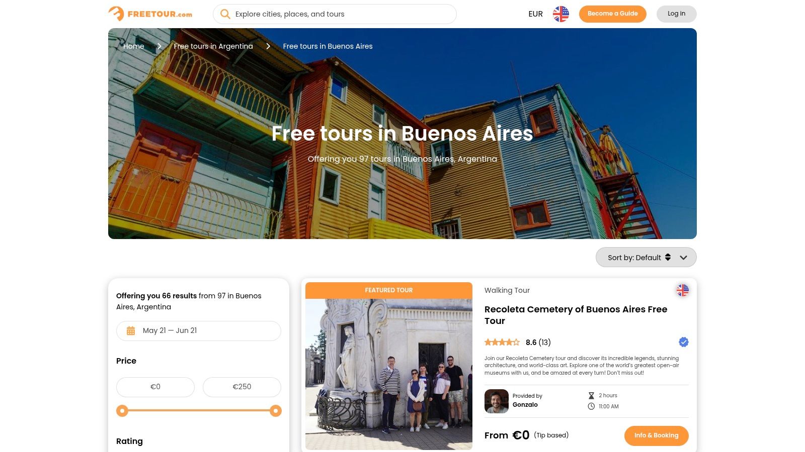 Free Walking Tour Buenos Aires (Original)