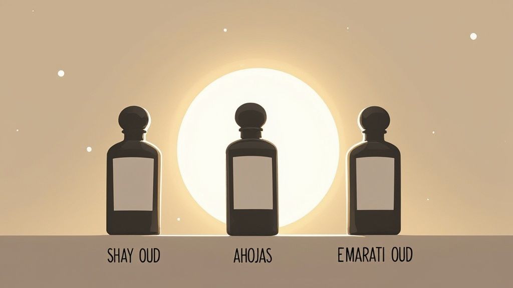 A collection of beautifully arranged long-lasting perfumes