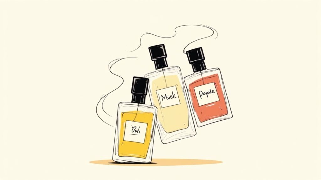 A woman elegantly applying Hypnotic Poison by Christian Dior to her wrist