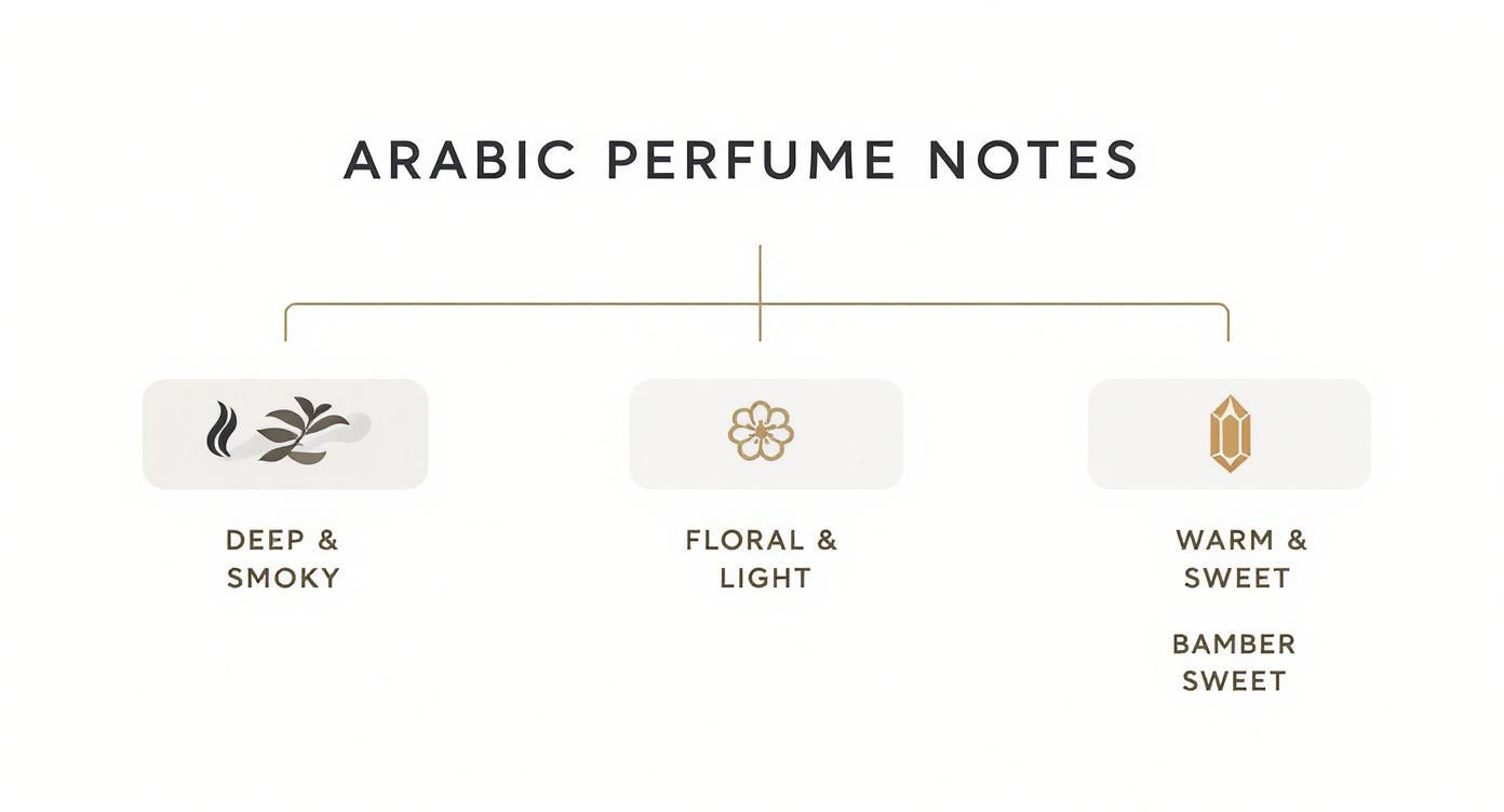 Infographic about best arabic perfume for women