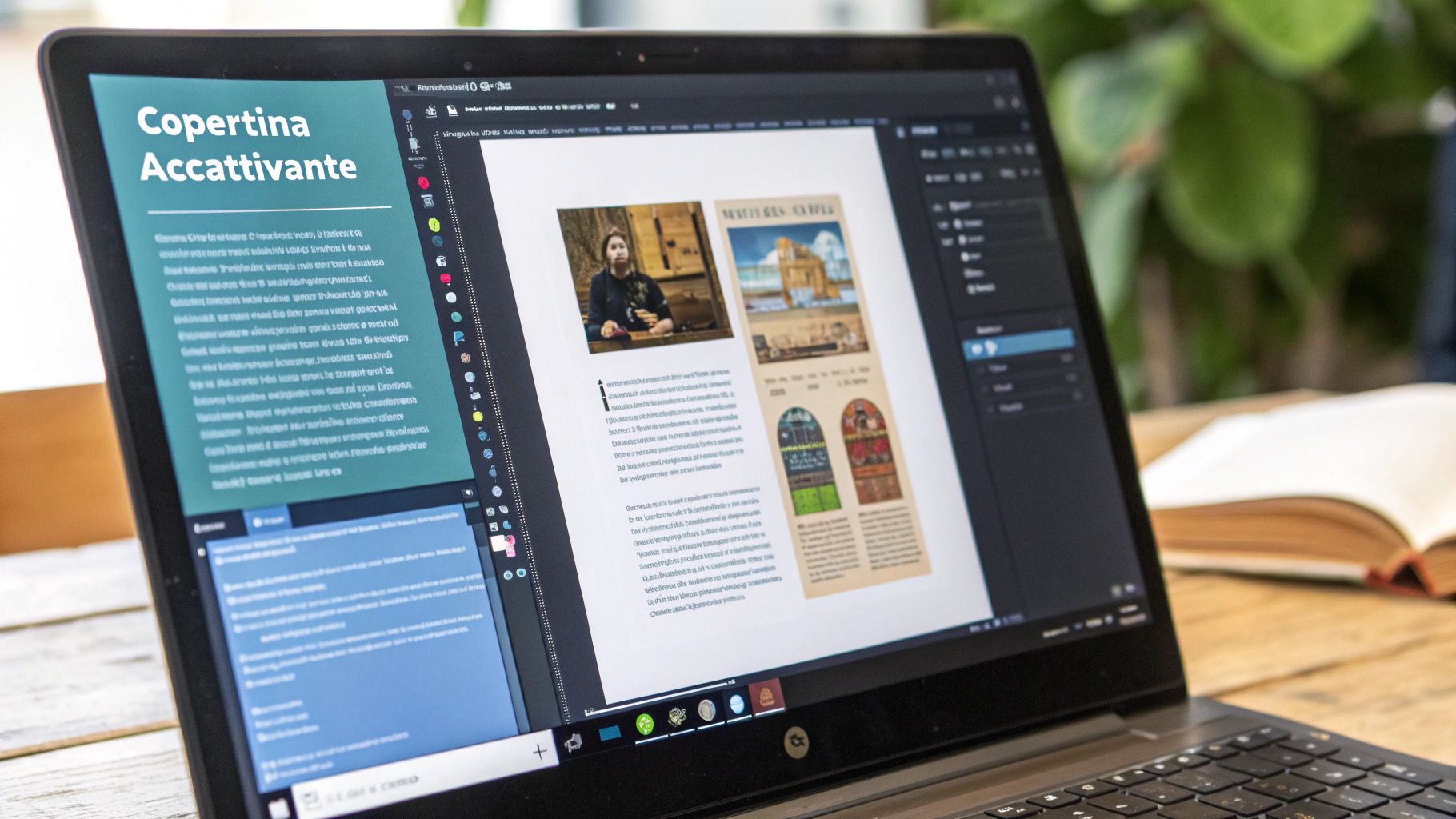 Una serie di libri con copertine colorate e accattivanti su uno scaffale, che dimostra l'impatto visivo di un buon design.