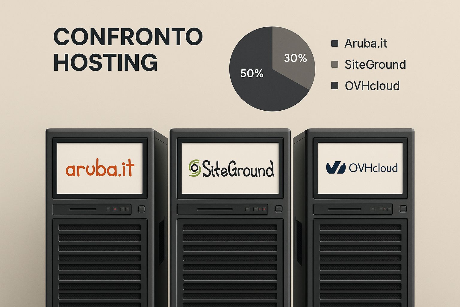 Infographic about migliori hosting per wordpress