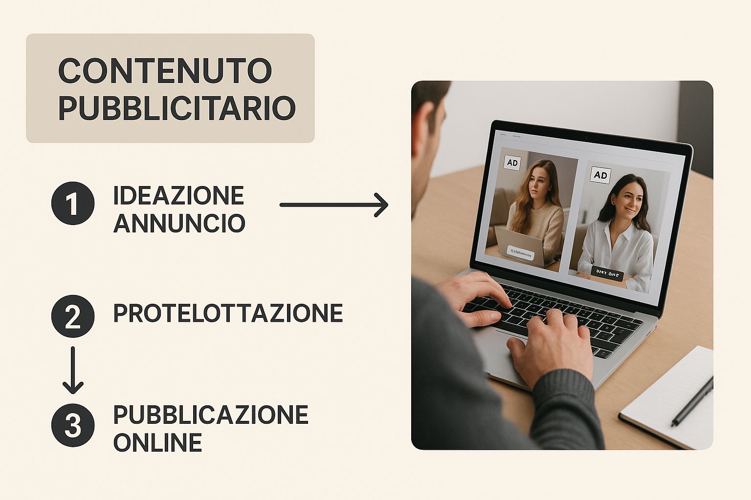 Infographic about sponsorizzare su facebook
