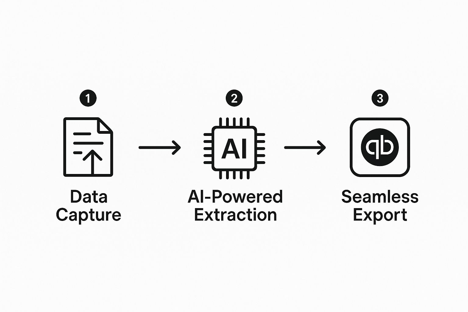 Infographic about financial data extraction software