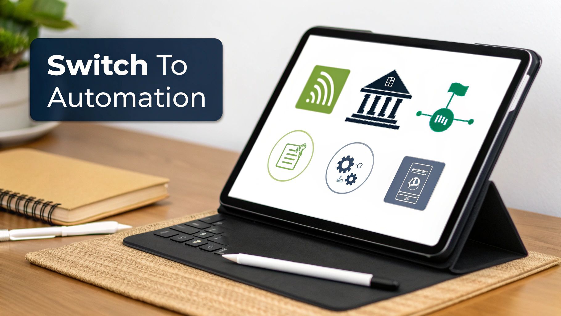 A clean dashboard of an automated reconciliation software, showing matched transactions and financial insights.