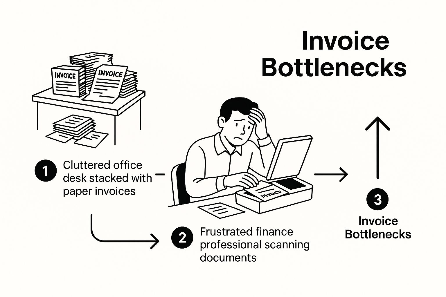 Infographic about accounts payable workflow automation