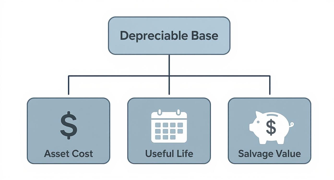 Infographic about what is depreciation in accounting