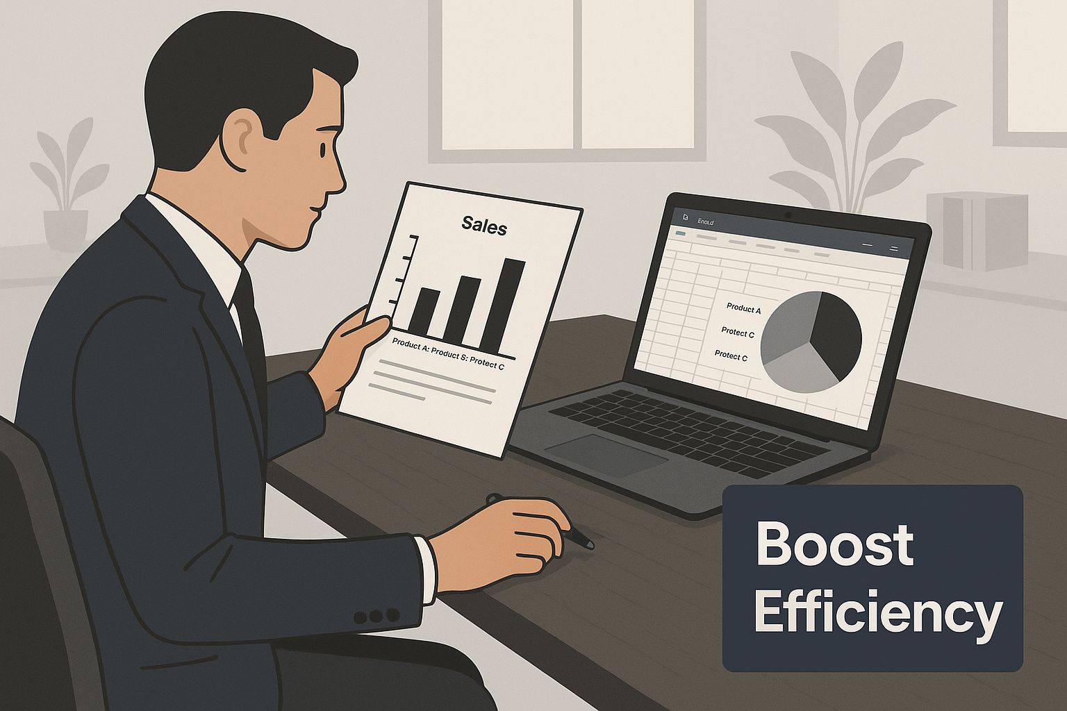 Infographic about how to convert from pdf to excel