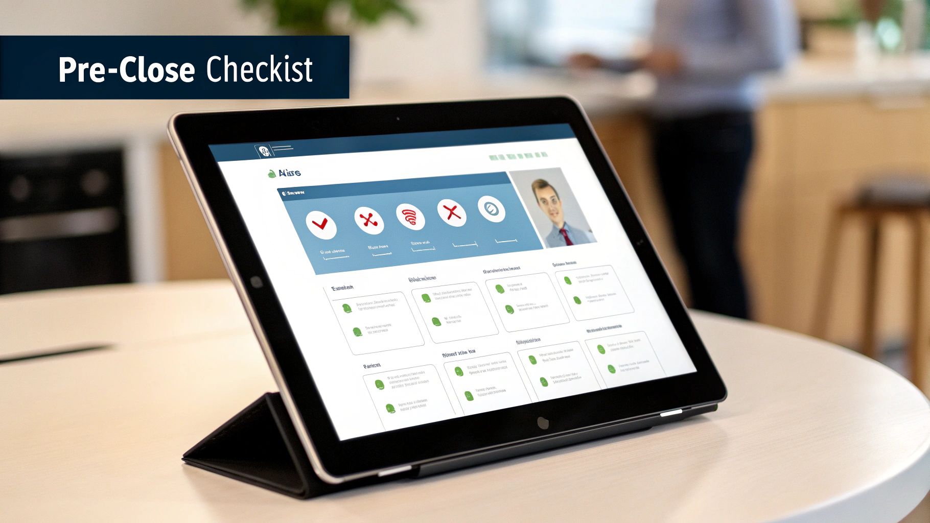 Pre-Close Checklists and Task Automation