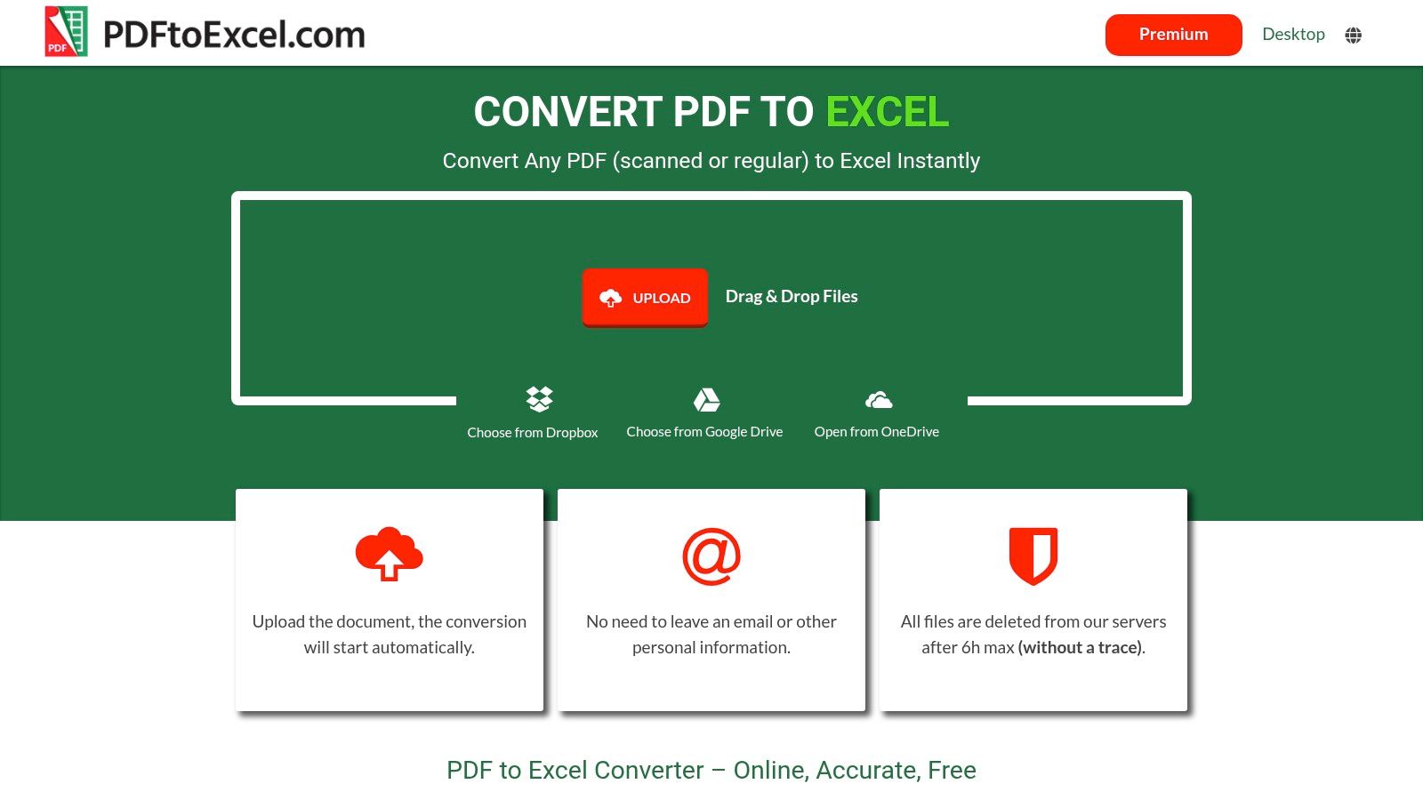 PDFtoExcel.com