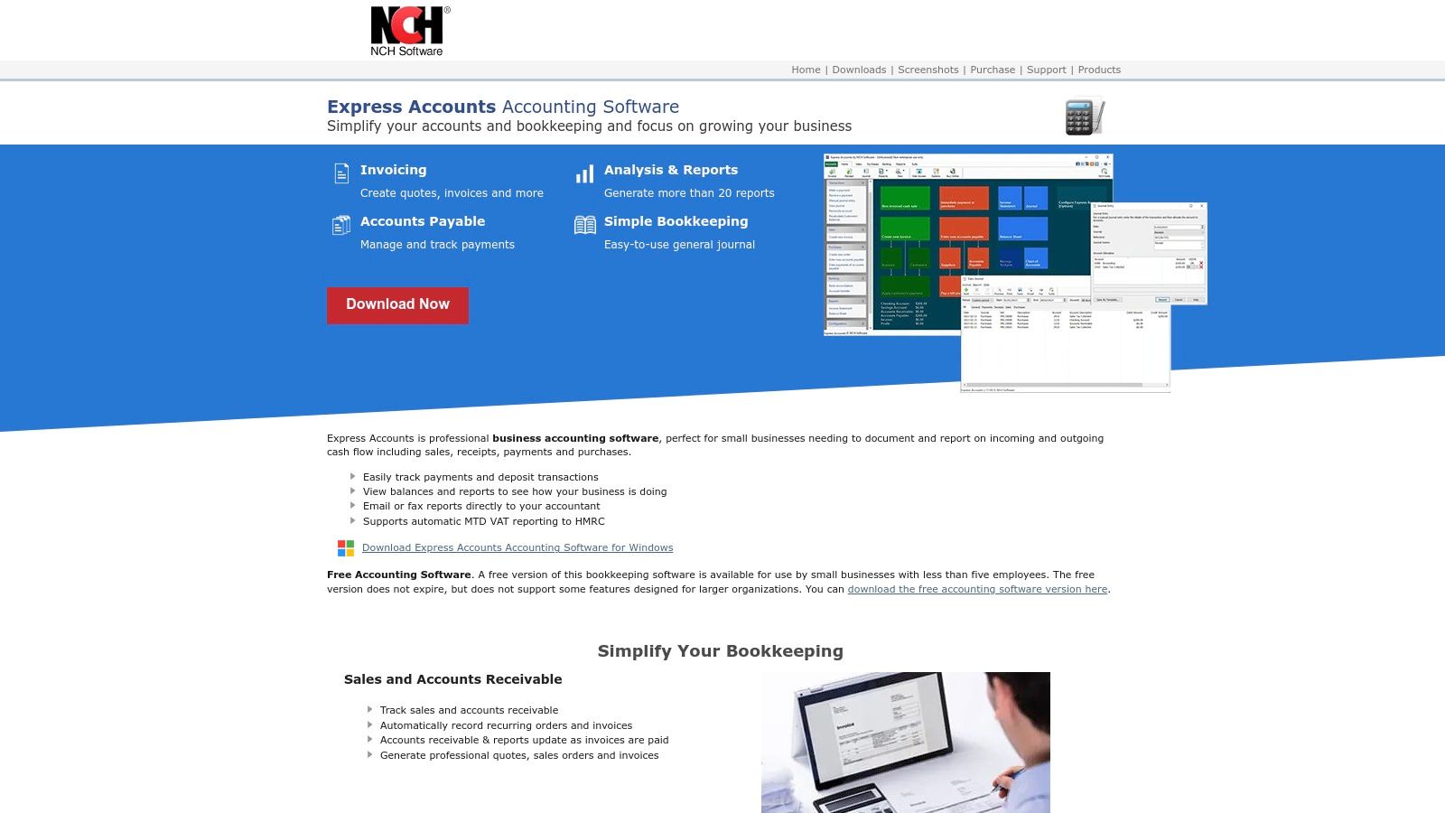 NCH Express Accounts