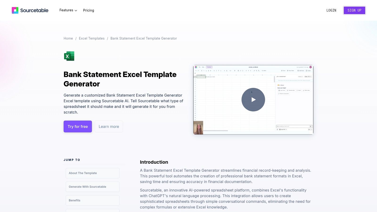 Sourcetable
