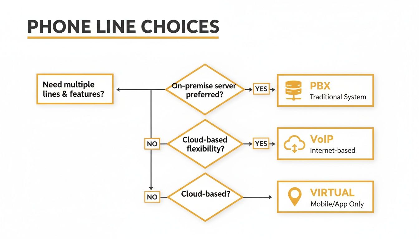 Infographic about multiple business phone lines