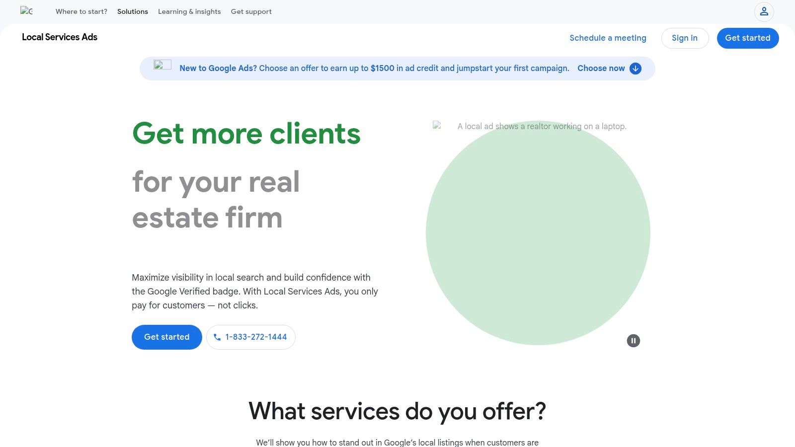 Google Local Services Ads (GLSA) – Moving category