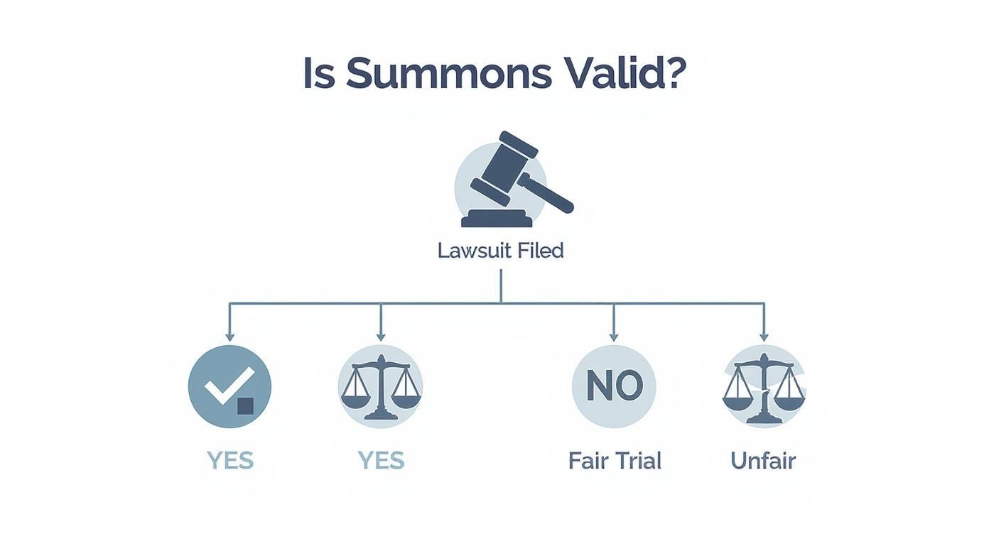 Infographic about service of summons under cpc