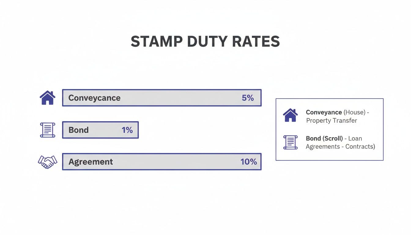 Infographic about bombay stamp act