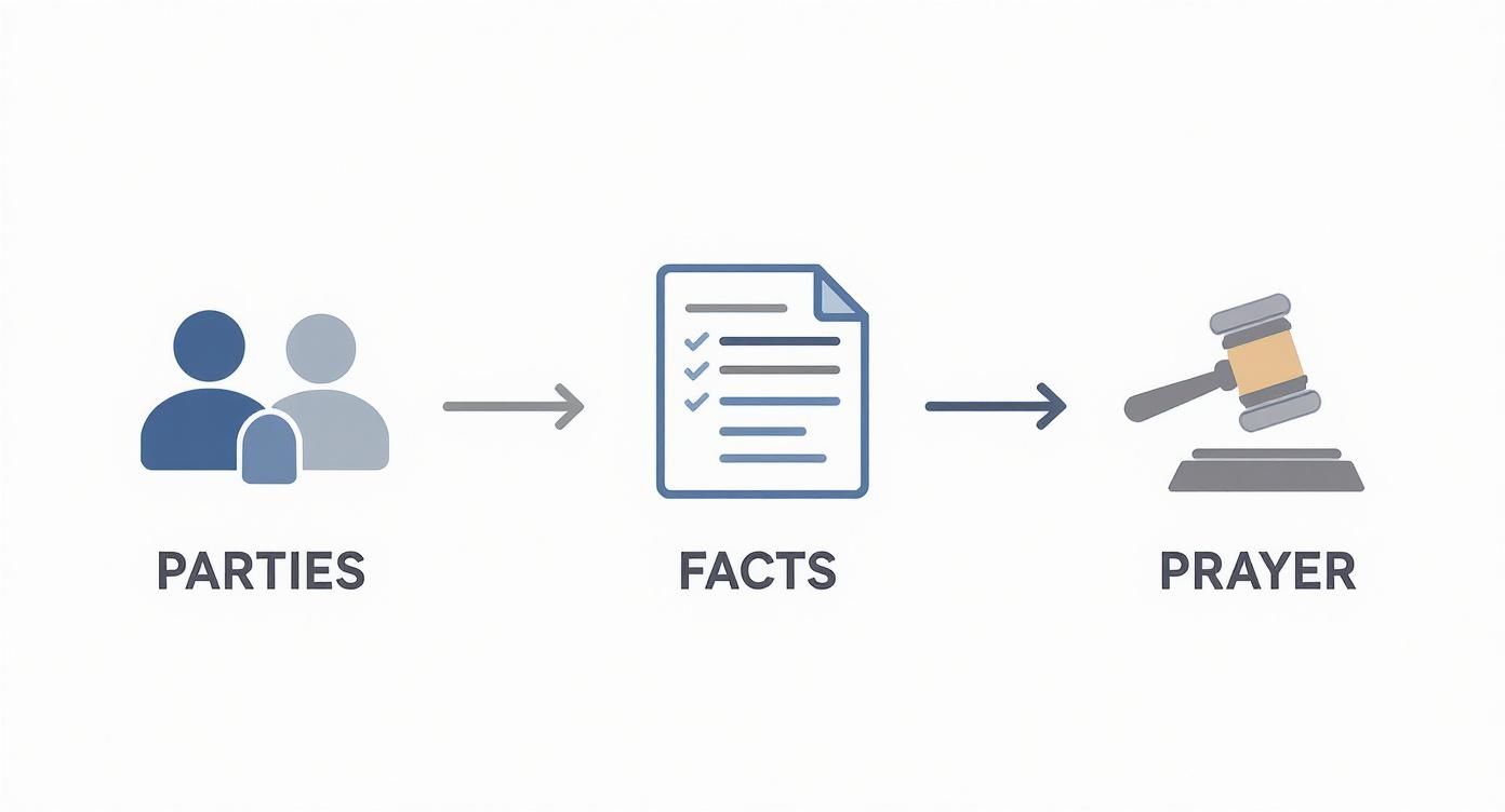 Infographic about how to file case in labour court