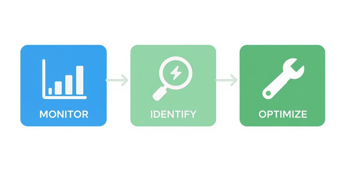 Infographic about improving application performance